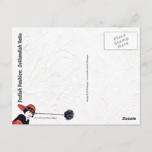 Foole Mode:  Buitenlanders Petten Briefkaart (Achterkant)