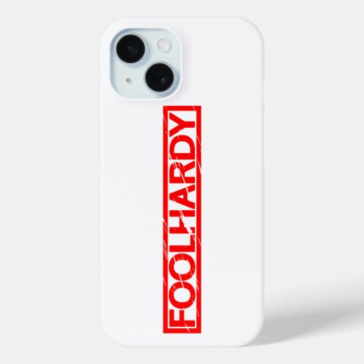 Foolhardy Stamp Case-Mate iPhone Case (Achterkant)