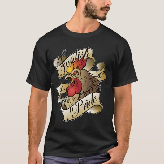 FOOLISCHE LOGO EN ACHTERGROND T-SHIRT (Voorkant)