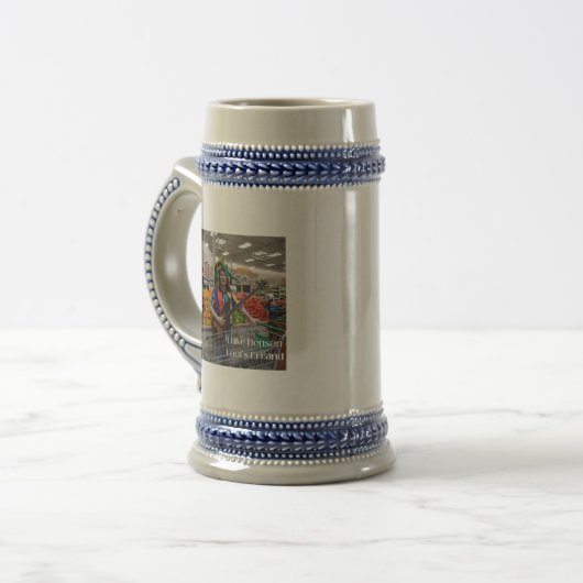 Fool's Errand Stein, 22 oz Bierpul (Voorkant links)