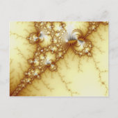 Fools Gold - Fractal Art Briefkaart (Voorkant)