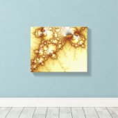 Fools Gold - Fractal Art Canvas Afdruk (Insitu (Houten vloer))
