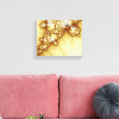 Fools Gold - Fractal Art Canvas Afdruk (Insitu (Woonkamer))