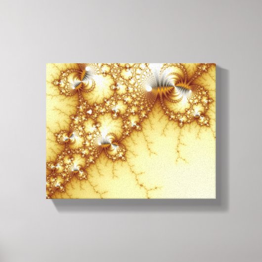 Fools Gold - Fractal Art Canvas Afdruk (Voorkant)
