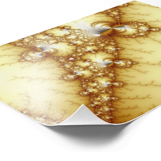 Fools Gold - Fractal Art Foto Afdruk (Hoek)