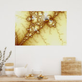 Fools Gold - Fractal Art Poster (Keuken)