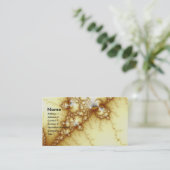 Fools Gold - Fractal Art Visitekaartje (Staand voorkant)