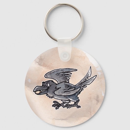 Fool's Gold Raven Sleutelhanger (Voorkant)