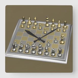 Fool's Mate Vierkante Klok