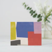 Foolscap - Moderne kleurenblokken Briefkaart (Staand voorkant)