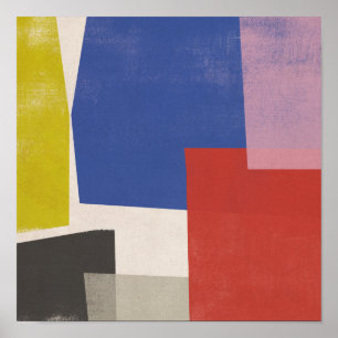 Foolscap - Moderne kleurenblokken Poster