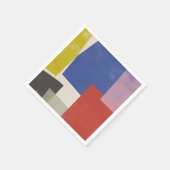 Foolscap - Moderne kleurenblokken Servet (Hoek)