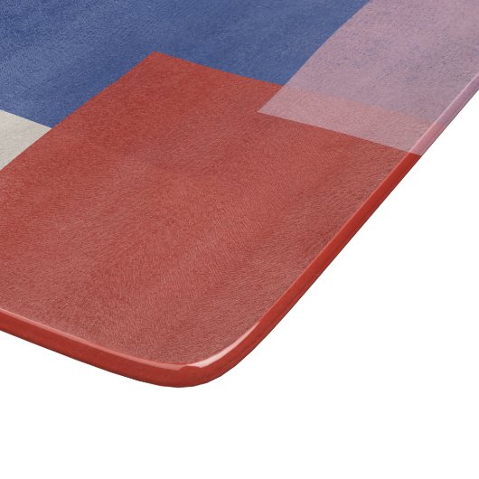 Foolscap - Moderne kleurenblokken Snijplank (Hoek)