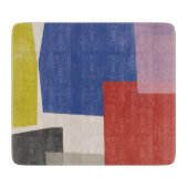 Foolscap - Moderne kleurenblokken Snijplank (Voorkant)