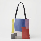 Foolscap - Moderne kleurenblokken Tote Bag (Voorkant)