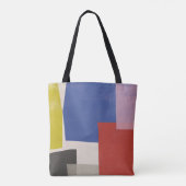 Foolscap - Moderne kleurenblokken Tote Bag (Achterkant)