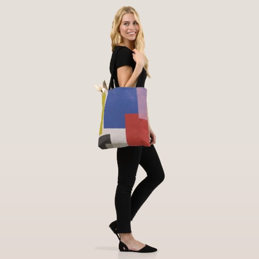 Foolscap - Moderne kleurenblokken Tote Bag (Op model)