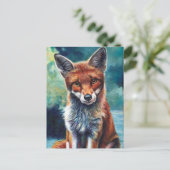 Foooxy Fox Briefkaart (Staand voorkant)