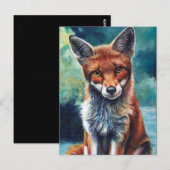 Foooxy Fox Briefkaart (Voorkant / Achterkant)