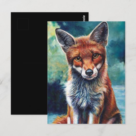 Foooxy Fox Briefkaart (Voorkant / Achterkant)