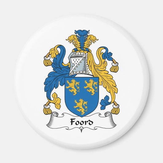 Foord Family Crest Magneet (Voorkant)