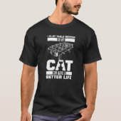 Foosball Cat Kicker  Table Soccer T-shirt (Voorkant)