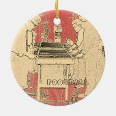  FOOSBALL FUZBOLL FOTO ART TABEL FOOTBALL KERAMISCH ORNAMENT (Achterkant)