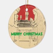  FOOSBALL FUZBOLL FOTO ART TABEL FOOTBALL KERAMISCH ORNAMENT (Links)