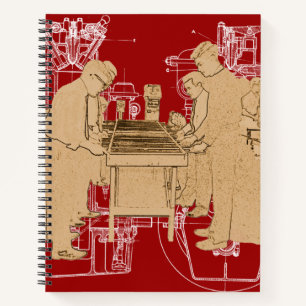 FOOSBALL FUZBOLL FOTO ART TABEL FOOTBALL NOTITIEBOEK