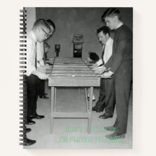 FOOSBALL FUZBOLL FOTO-tafel FOOTBALL Notitieboek
