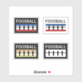 Foosball Retro Sticker (Vel)