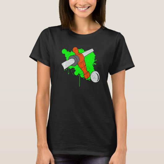 Foosball & Table Football  Foosball figure T-shirt (Voorkant)