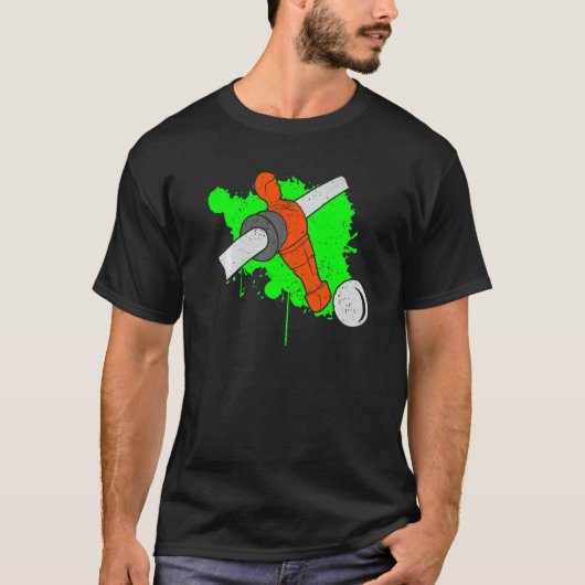 Foosball & Table Football  Foosball figure T-shirt (Voorkant)