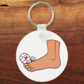 Foot-2 Broken Toe Sleutelhanger (Voorkant)