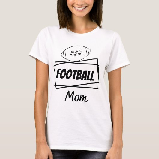 Foot Ball mama T-shirt (Voorkant)