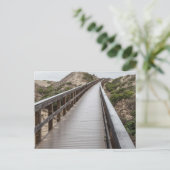 Foot Bridge in Oso Flaco Lake State Park Briefkaart (Staand voorkant)