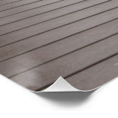 Foot Bridge in Oso Flaco Lake State Park Poster (Hoek)