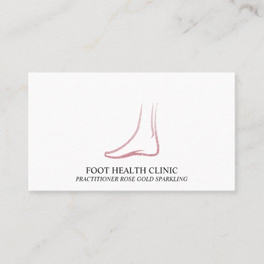 Foot Care Arts Visitekaartje (Voorkant)