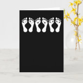 Foot Care Chiropody Podiatry Funny Feet Gift Kaart (Gele Bloem)