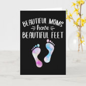 Foot Care Pedicure Podiatrist Nail Salon Gift Kaart (Gele Bloem)