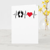 Foot Care Pedicure Podiatrist Nail Salon Gift Kaart (Gele Bloem)