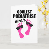 Foot Care Pedicure Podiatrist Nail Salon Gift Kaart (Gele Bloem)
