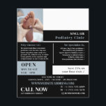 Foot Care Portrait, Podiatry Clinic, Podiatrist Flyer<br><div class="desc">Voetverzorger Portrait,  Podiatry Clinic,  Podiatrist Adverteren Flyer door de Visitekaartje winkel.</div>