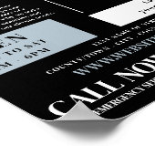 Foot Care Portrait, Podiatry Clinic, Podiatrist Poster (Hoek)