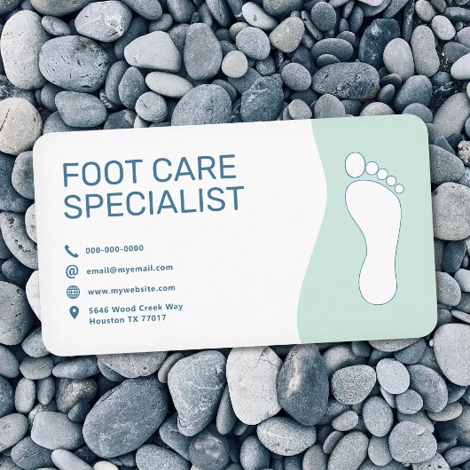 Foot Care Service Visitekaartje