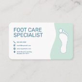 Foot Care Service Visitekaartje (Voorkant)