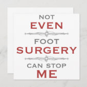 Foot Chirgery Humor (Voorkant / Achterkant)