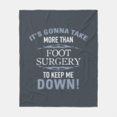 Foot Chirgery Humor Fleece Deken (Voorkant)