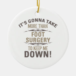 Foot Chirgery Humor Keramisch Ornament