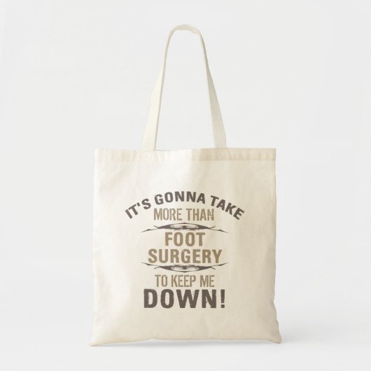 Foot Chirgery Humor Tote Bag (Voorkant)